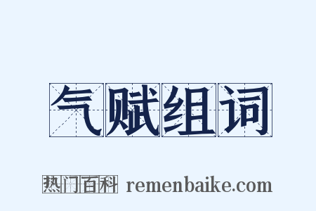 气赋组词是什么意思的图片